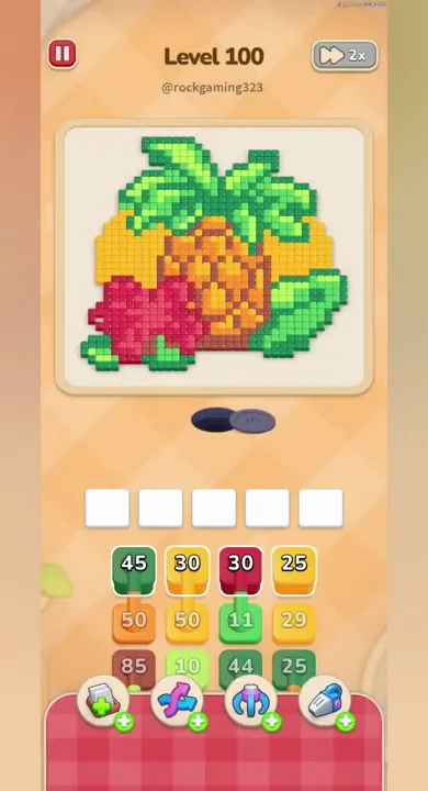 Starting board of Colony Flow Level 100